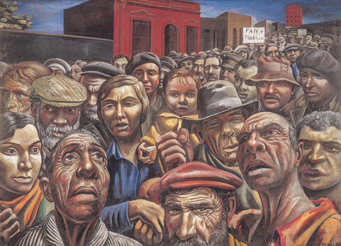 Antonio Berni. Manifestación, 1934